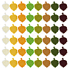 48Pcs 8 Colors Computerized Embroidery Cloth Hot Melt Adhesive Patches DIY-FG0007-93-1