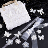 16Pcs 8 Styles Organza Lace Embroidery Costume Accessories DIY-GA0007-51-5