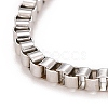 Tarnish Resistant Men's Box Chain Necklaces 304 Stainless Steel Necklaces NJEW-507L-4-2