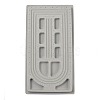 Plastic Necklace Design Board with Flocking TOOL-H001-1-1