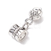 Tibetan Style Alloy Pendants PALLOY-JF02592-03-3