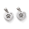 304 Stainless Steel Charms STAS-F253-19P-1
