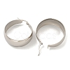 Tarnish Resistant 202 Stainless Steel Hoop Earring EJEW-H003-09P-02-2