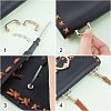 12 Sets 3 Colors Zinc Alloy Bag Suspension Clasps FIND-WR0005-56-5