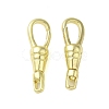 Brass Lobster Claw Clasps KK-B089-25G-1