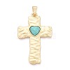 Alloy Pave Resin Big Pendants X-PALLOY-N179-72MG-1