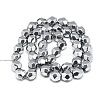 Electroplate Non-magnetic Synthetic Hematite Beads Strands G-T061-32C-2