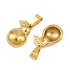 304 Stainless Steel Pendant Rhinestone Settings STAS-B167-25G-2