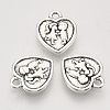Tibetan Style Alloy Pendants TIBEP-T009-13AS-RS-1