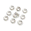 Brass Rhinestone Spacer Beads RB-A020-10mm-28S-5