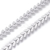 Non-Tarnish 3.28 Feet 304 Stainless Steel Cobs Chain X-CHS-P011-07P-2