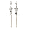 Tibetan Style Alloy Big Pendants FIND-G078-32D-AS-1