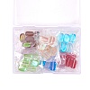 48Pcs 8 Colors Synthetic Moonstone Beads Strands G-SZ0001-05-7