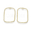 Alloy Open Back Bezel Pendants X-PALLOY-S121-81B-2
