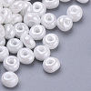 Baking Paint 6/0 Glass Seed Beads SEED-Q025-4mm-M01-2