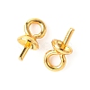 PVD Vacuum Plating 304 Stainless Steel Cup Pearl Peg Bails Pin Pendants STAS-I120-56-G-4