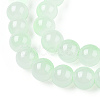 Baking Paint Imitation Jade Glass Round Bead Strands X1-DGLA-N003-8mm-02-1-3