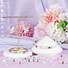 500Pcs Inside Colours Transparent Glass Seed Beads SEED-TA0001-75-7