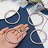 4Pcs 304 Stainless Steel Linking Rings FIND-SC0010-45-3