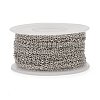 Tarnish Resistant 304 Stainless Steel Cable Chains CHS-N002-02A-P-3