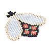 Handmade Seed Beads Pendants SEED-I012-27-3