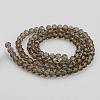 Transparent Glass Bead Strands GLAA-G013-8mm-63-2
