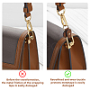 Detachable Leather Bag D Ring Connector PURS-WH0005-36LG-3