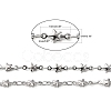 Non-Tarnish 3.28 Feet 304 Stainless Steel Link Chains X-CHS-K001-40-2