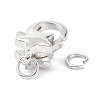 Eco-Friendly Brass Lobster Claw Clasps KK-C221-06P-3