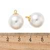 Plastic Imitation Pearl Beads Pendants STAS-Z009-02F-G-3