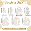 14Pcs Wood Wall Decorations AJEW-WA0003-93-2