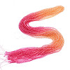 Transparent Gradient Color Glass Beads Strand GLAA-TAC0022-05D-1