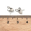 Half Round Brass Cup Pearl Peg Bails Pin Pendants KK-G555-08P-3
