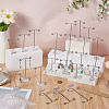 8 Sets 3 Sizes T Bar Iron Earring Display Frames EDIS-FG0001-75-4