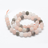 Natural Multi-Moonstone Beads Strands G-E365-06-6mm-3