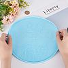 DIY Laser Effect Tai Ji & Tree of Life Pattern Display Decoration Silicone Molds SIL-WH0014-34A-3