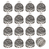 16Pcs Tibetan Style Zinc Alloy Pendant Bails FIND-CA0011-75B-1