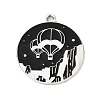 Alloy Enamel Pendants PALLOY-Q451-01C-1