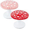 2Pcs 2 Colors Resin Earring Display Stands EDIS-CP0001-01-1