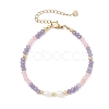 Dyed Natural Malaysia Jade & Natural Cultured Freshwater Pearl Beaded Bracelets for Women BJEW-JB13154-3