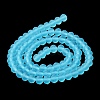 Transparent Glass Beads Strands X-EGLA-A044-T8mm-MD08-4