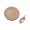 Copper Wired Glass Pendants PALLOY-JF02621-01-3