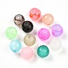 Baking Paint Imitation Jade Glass Beads DGLA-S115-6mm-MY-2