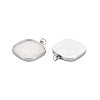 304 Stainless Steel Pendant Enamel Settings STAS-N097-129P-2