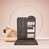 Wooden Jewelry Display Tower with Tray EDIS-WH0030-22-4