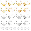 DIY Blank Dome Cuff Ring Making Kit DIY-UN0005-18-1