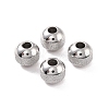 Non-Tarnish Textured 304 Stainless Steel Beads STAS-P306-01B-P-1
