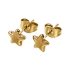 304 Stainless Steel Stud Earrings for Women EJEW-G459-01D-G-2