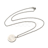 Non-Tarnish Constellation Pendant Necklaces NJEW-S422-04P-12-3