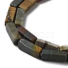 Natural Polychrome Jasper/Picasso Stone/Picasso Jasper Beads Strands G-L585-A01-01-4